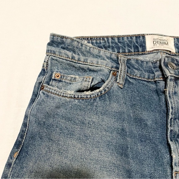 Zara TRF Womens Size 6 Classic Denim Straight Jeans - Picture 5 of 14